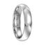 ANWEN Women's Domed White Tungsten Ring with Polished Finish by Triton Rings - 4 mm & 5 mm - Larson Jewelers