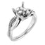 TALA Lab Grown Diamond Engagement Ring Setting for Oval Stones