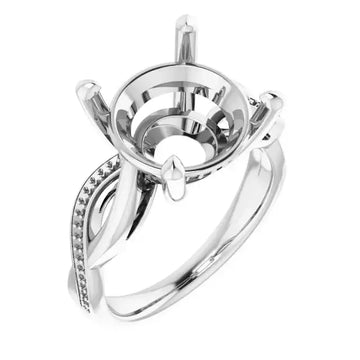 TALA Lab Grown Diamond Engagement Ring Setting for Round Stones - Larson Jewelers