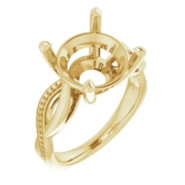 TALA Lab Grown Diamond Engagement Ring Setting for Round Stones - Larson Jewelers