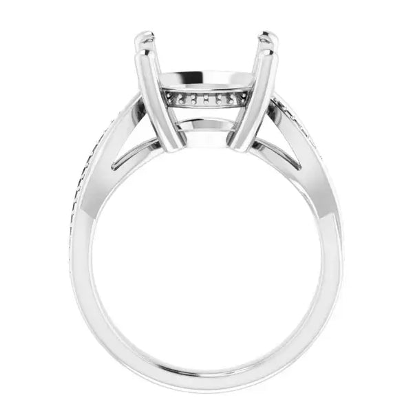 TALA Lab Grown Diamond Engagement Ring Setting for Round Stones - Larson Jewelers