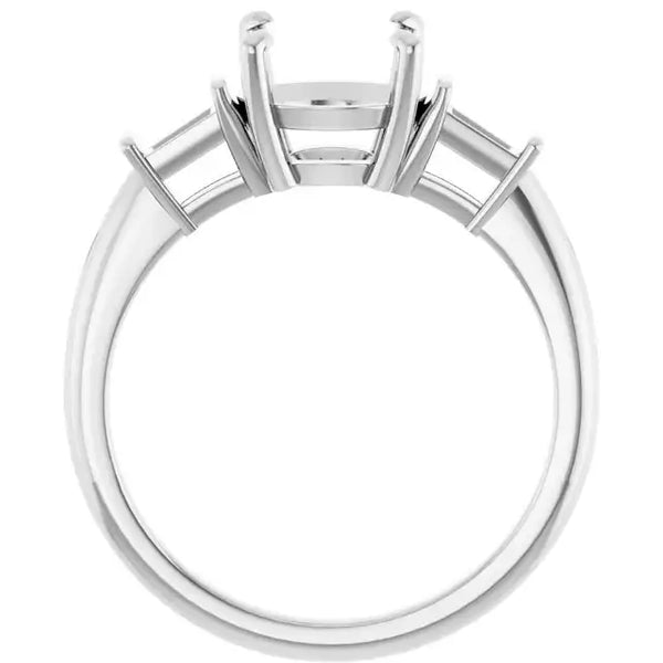 VIVIAN Lab Grown Diamond Engagement Ring Setting for Round Stones - Larson Jewelers