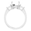 VIVIAN Lab Grown Diamond Engagement Ring Setting for Cushion Stones