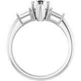 VIVIAN Lab Grown Diamond Engagement Ring Setting for Marquise Stones