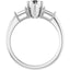 VIVIAN Lab Grown Diamond Engagement Ring Setting for Marquise Stones