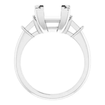 VIVIAN Lab Grown Diamond Engagement Ring Setting for Square Stones - Larson Jewelers