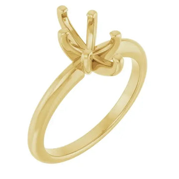 HANNAH Lab Grown Diamond Solitaire Engagement Ring Setting for Marquise Stones - Larson Jewelers