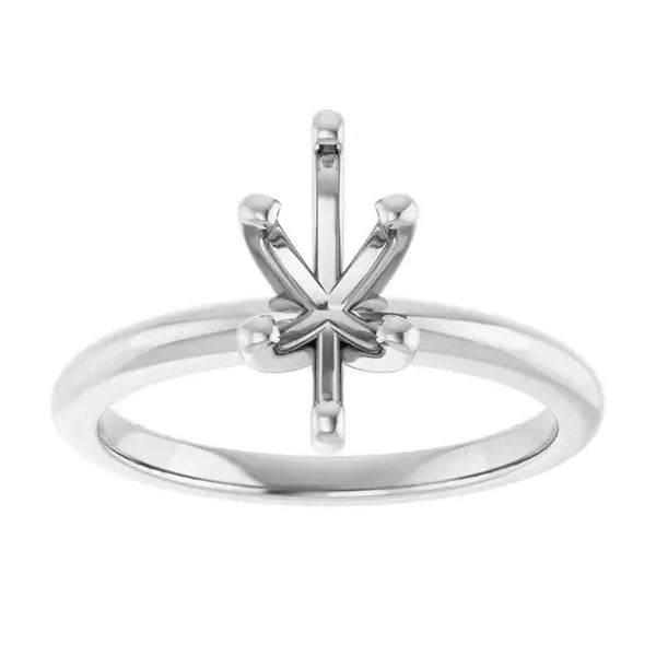 HANNAH Lab Grown Diamond Solitaire Engagement Ring Setting for Marquise Stones - Larson Jewelers