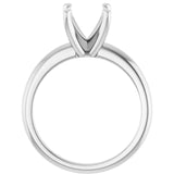 HANNAH Lab Grown Diamond Solitaire Engagement Ring Setting for Oval Stones