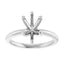 HANNAH Lab Grown Diamond Solitaire Engagement Ring Setting for Pear Stones