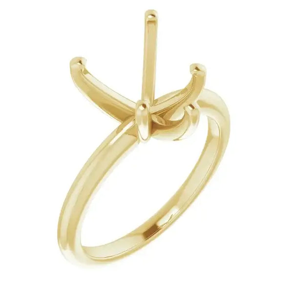 HANNAH Lab Grown Diamond Solitaire Engagement Ring Setting for Heart Stones - Larson Jewelers