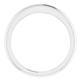 Sterling Silver Band for 6 mm Round Ring