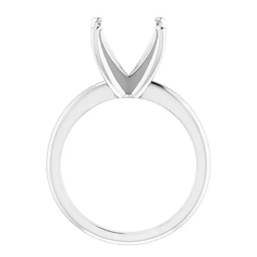 HANNAH Lab Grown Diamond Solitaire Engagement Ring Setting for Cushion Stones - Larson Jewelers