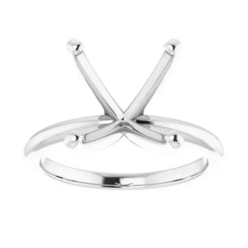 HANNAH Lab Grown Diamond Solitaire Engagement Ring Setting for Asscher Stones - Larson Jewelers