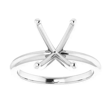 HANNAH Lab Grown Diamond Solitaire Engagement Ring Setting for Emerald Stones - Larson Jewelers