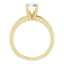 HANNAH 14K Yellow Gold Round Lab Grown Diamond Solitaire Engagement Ring
