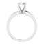 ALICE Platinum Round Lab Grown Diamond Solitaire Engagement Ring