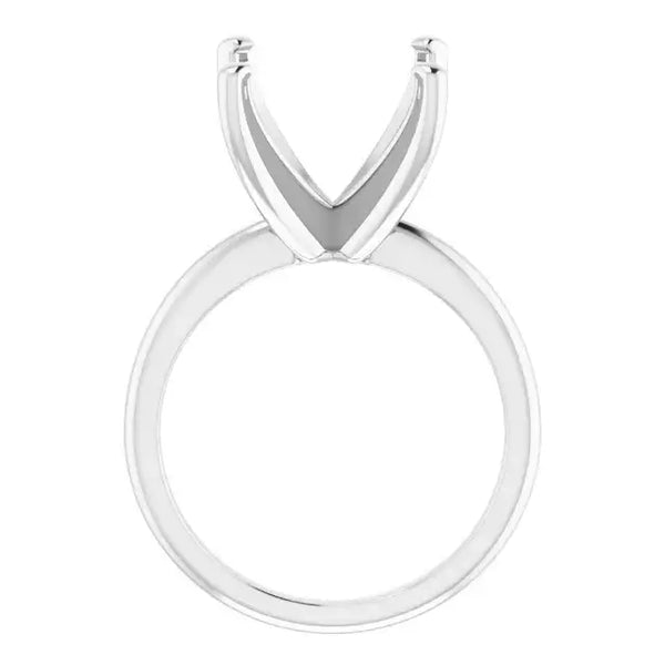 HANNAH Lab Grown Diamond Solitaire Engagement Ring Setting for Square Stones - Larson Jewelers