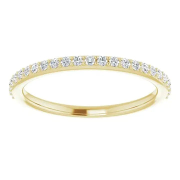 14K Yellow Band Mounting for Round Ring - Larson Jewelers