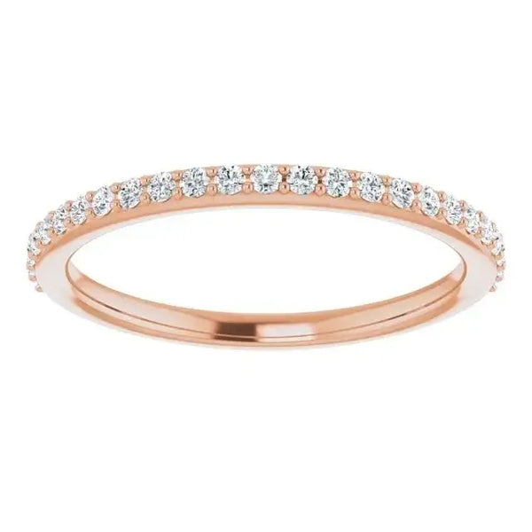 14K Rose Band Mounting for Pear Ring - Larson Jewelers