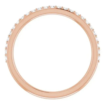 14K Rose Band Mounting for Pear Ring - Larson Jewelers