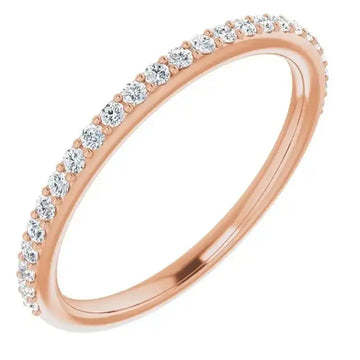 14K Rose Band Mounting for Pear Ring - Larson Jewelers