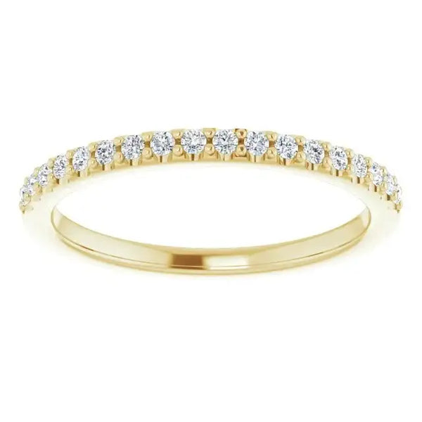 14K Yellow Band Mounting for Pear Ring - Larson Jewelers