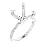 SADIE Lab Grown Diamond Engagement Ring Setting for Round Stones