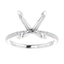 SADIE Lab Grown Diamond Engagement Ring Setting for Cushion Stones