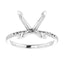 KIARA Lab Grown Diamond Engagement Ring Setting for Cushion Stones