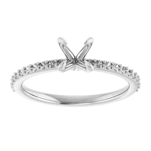 KIARA Lab Grown Diamond Engagement Ring Setting for Round Stones - Larson Jewelers