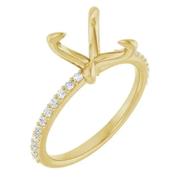 SADIE Lab Grown Diamond Engagement Ring Setting for Oval Stones - Larson Jewelers