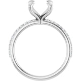 SADIE Lab Grown Diamond Engagement Ring Setting for Oval Stones