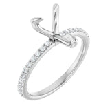 Anillo de compromiso con diamantes cultivados en laboratorio SADIE para piedras de pera