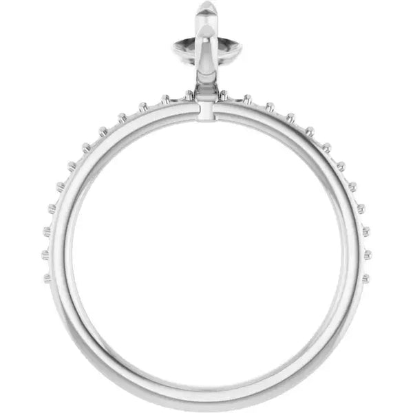 KIARA Lab Grown Diamond Engagement Ring Setting for Marquise Stones - Larson Jewelers