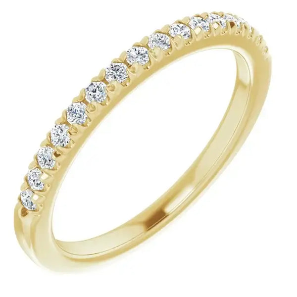 18K Yellow Gold Accented Matching Band - Larson Jewelers