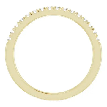 18K Yellow Gold Accented Matching Band - Larson Jewelers