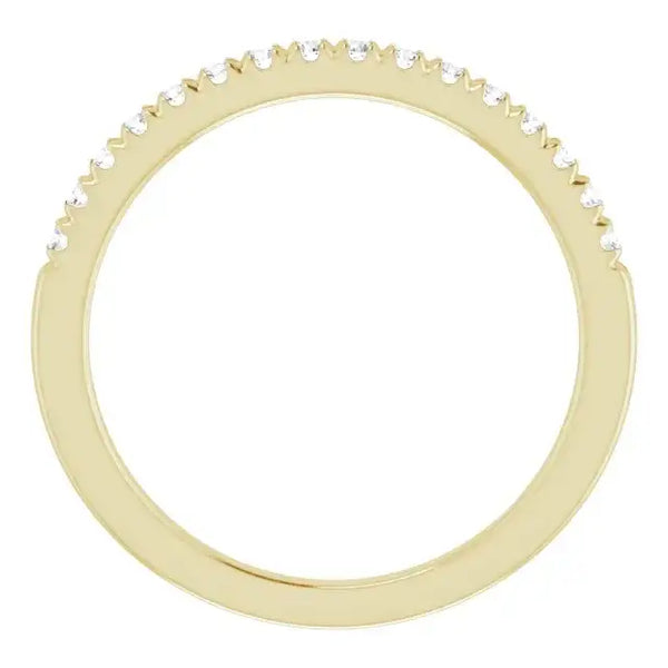 18K Yellow Gold Accented Matching Band - Larson Jewelers