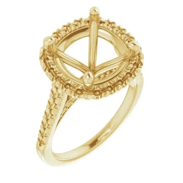 ANGEL Accented Engagement Ring Setting for Cushion Stones - Larson Jewelers