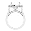 ANGEL Accented Engagement Ring Setting for Round Stones