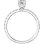 PENELOPE Platinum Round Lab Grown Diamond French-Set Engagement Ring