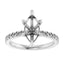 AMELIA Lab Grown Diamond French-Set Engagement Ring Setting for Marquise Stones
