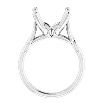 GRACE Solitaire Engagement Ring Setting for Cushion Stones - Larson Jewelers