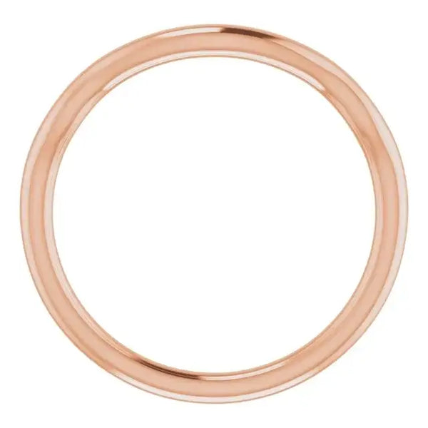 14K Rose Gold Matching Band - Larson Jewelers