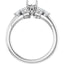 HAILEY Lab Grown Diamond Engagement Ring Setting for Round Stone