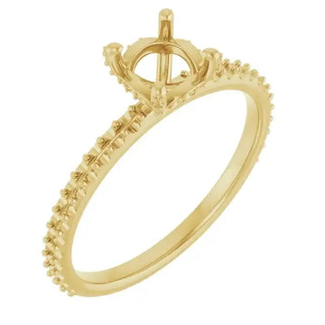 DAVITA Hidden Halo Lab Grown Diamond Engagement Ring Setting for Cushion Stones - Larson Jewelers