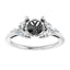 AURELIE Lab Grown Diamond Engagement Ring Setting for Cushion Stones