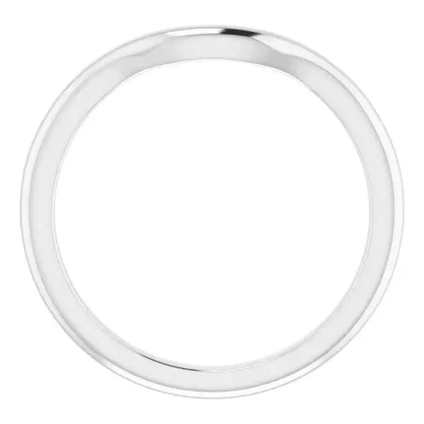 Platinum Band for 6 mm Round Ring