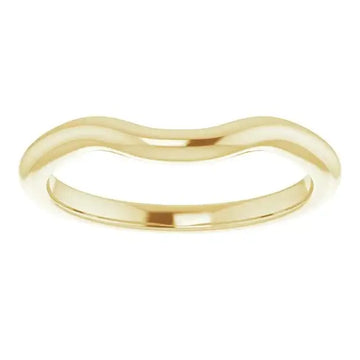 18K Yellow Band for 6 mm Round Ring