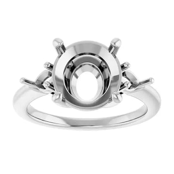 IDALIA Lab Grown Diamond Engagement Ring Setting for Round Stones - Larson Jewelers